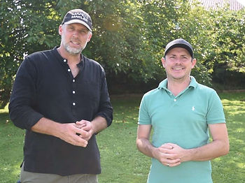 Domus Minimus Projektleiter Marc Hemelrijk (links) und 
Bmst. Dipl.-Ing. Michael. Schwarz (rechts)