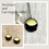 Thumbnail: Black cat pendant and earring set