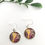 Thumbnail: yellow paisley earrings