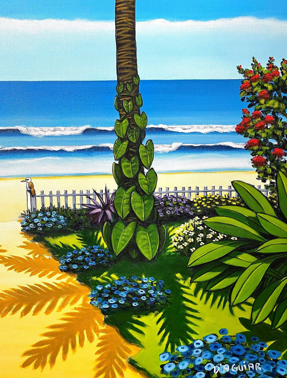Thumbnail: down the path - 60 x 90cm