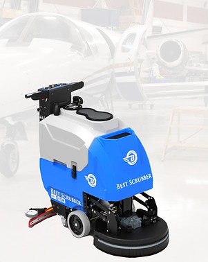 Best Scrubber 20" Floor scrubber for Hangars and Floors