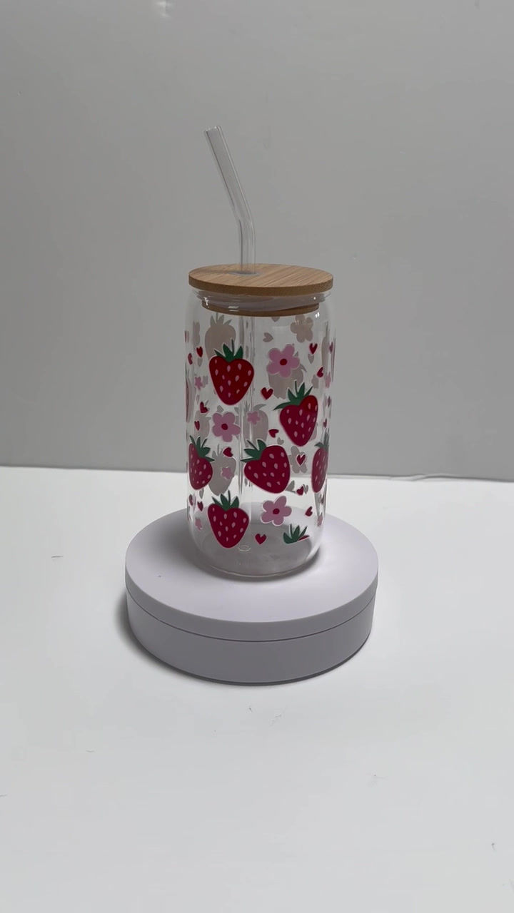 Thumbnail: Glass Straw Tumbler