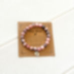 New mum bead bracelet with message