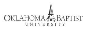 The logo for Oklahoma Baptist University