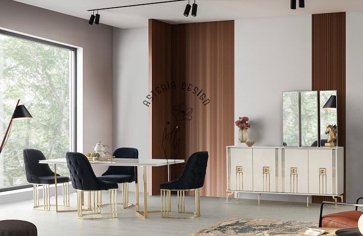 Küçük resim: Latte Gold Yemek Masası