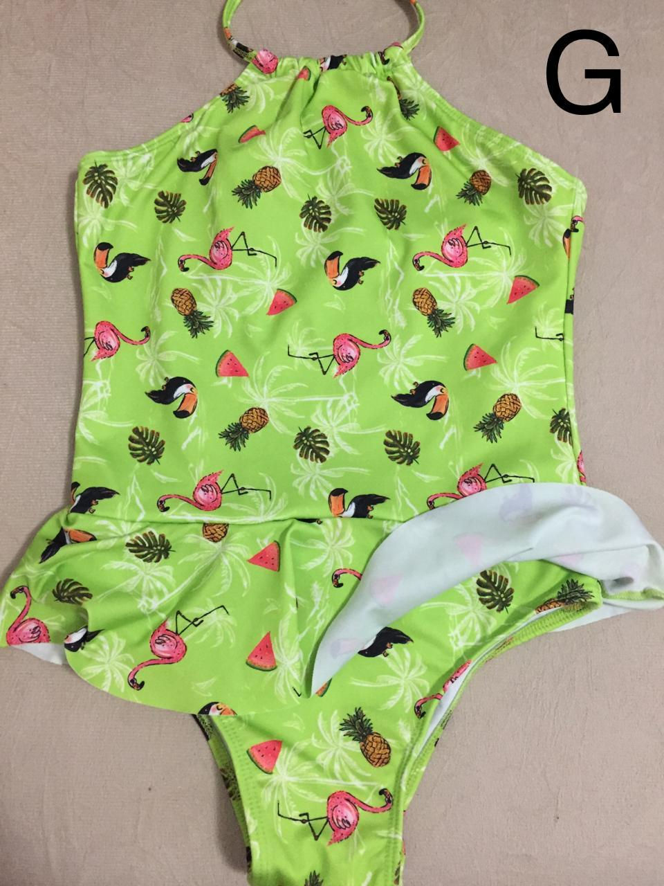 Maiô com Saia - Flamingo