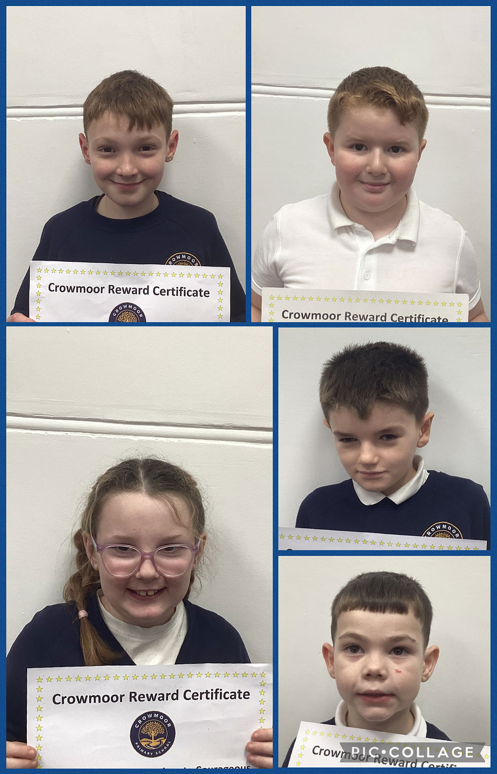 January Crowmoor Certificate Winners