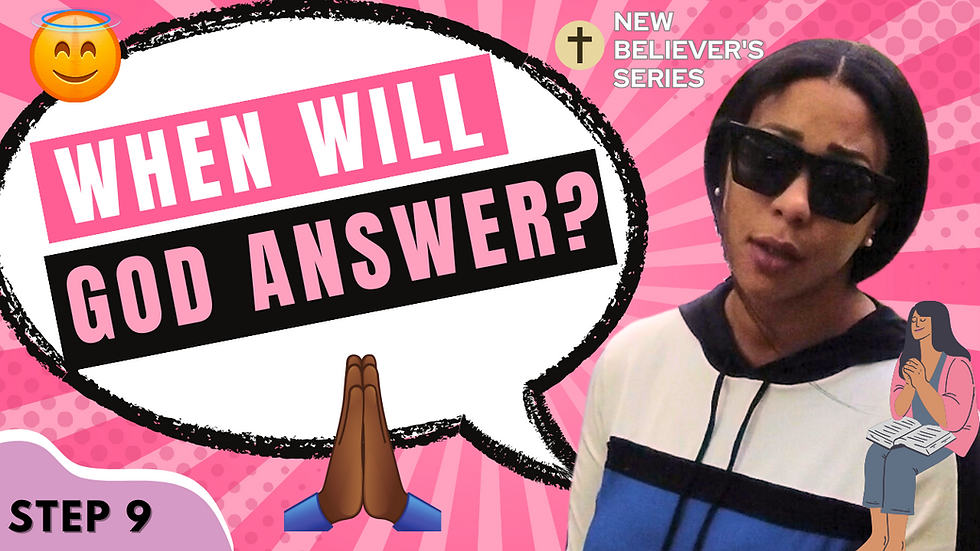 [Step 9] New Believer's Series - Relationship: Speaking To Him