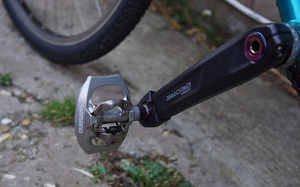 shiano spd pedal and crank