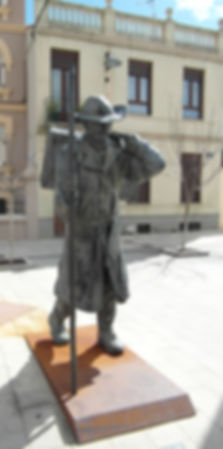 Pilgrim Statue Way of Saint James Camino Santiago