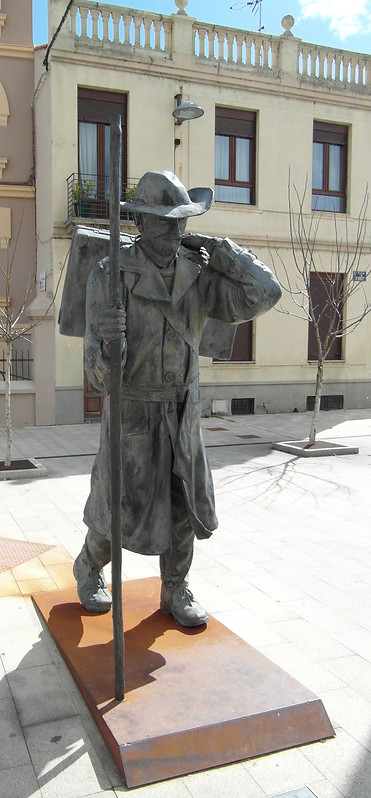 Pilgrim Statue Way of Saint James Camino Santiago