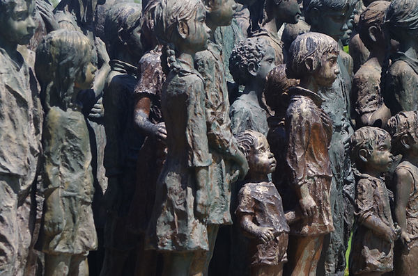 Lidice, Czech Republic, memorila to the Child Victims of War, the village children