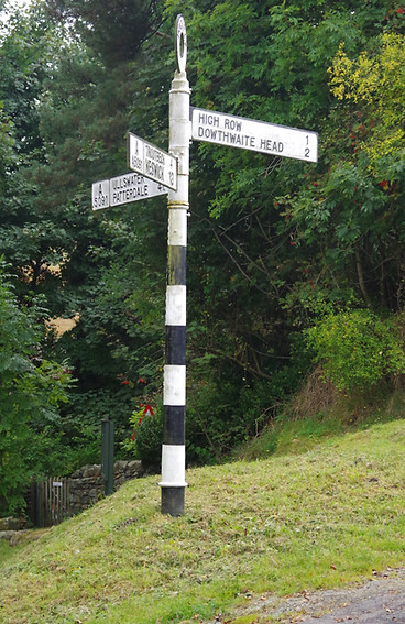 Matterdale, sign post, cumbria, finger post