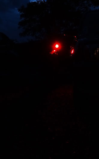 red bicyclelight dark