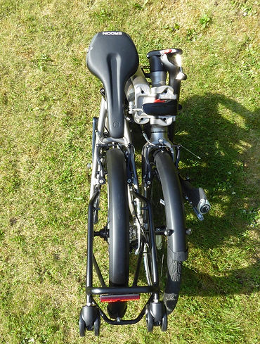 folded folding bike bicycle