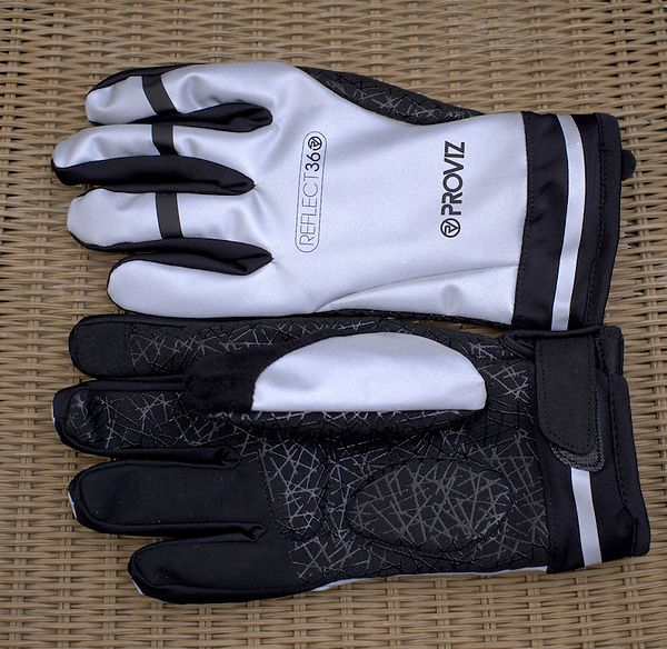 gloves cycling bike bicycle gear clothing winter autumn spring reflective commute