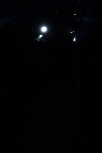 white bicycle light dark