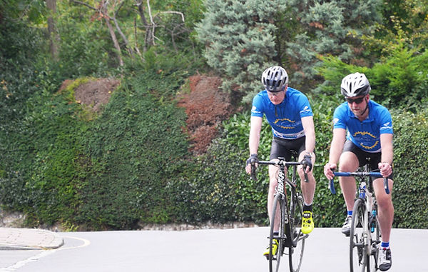 Richard Burt Mike Pridmore Wood climbs cycling one hundred
