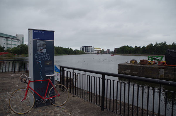 Belfast river Laggan Canal City cycle r.ute