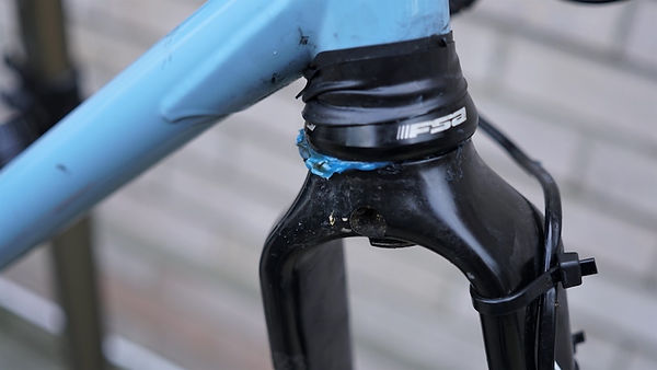bike forks race crown grease cycle bike velo rad