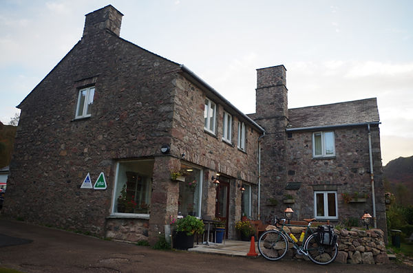 YHA Eskdale, touring bicycle, Cumbria, Lake District, Youth Hostel
