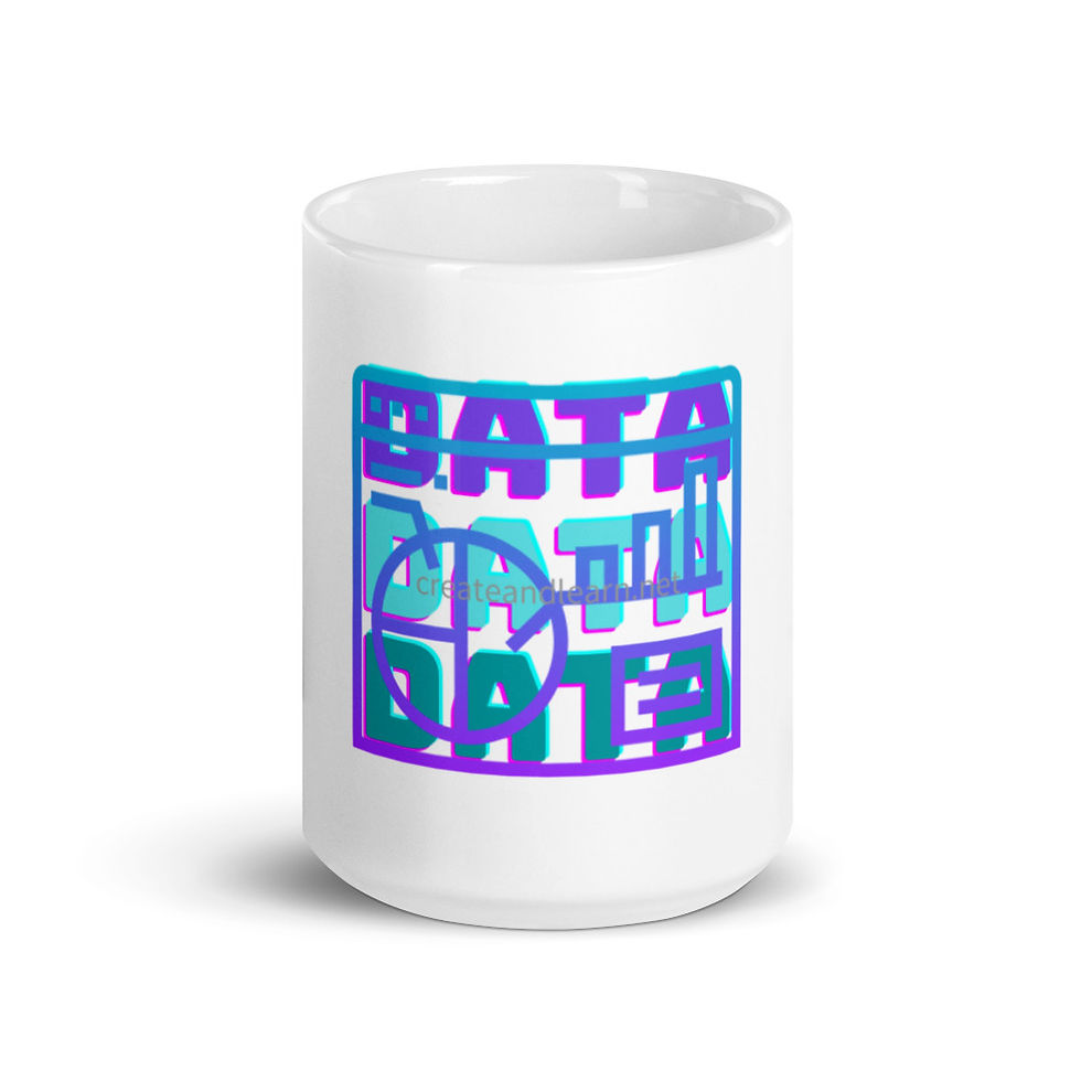 Thumbnail: White Glossy Mug - Data