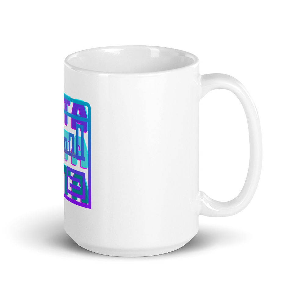 Thumbnail: White Glossy Mug - Data