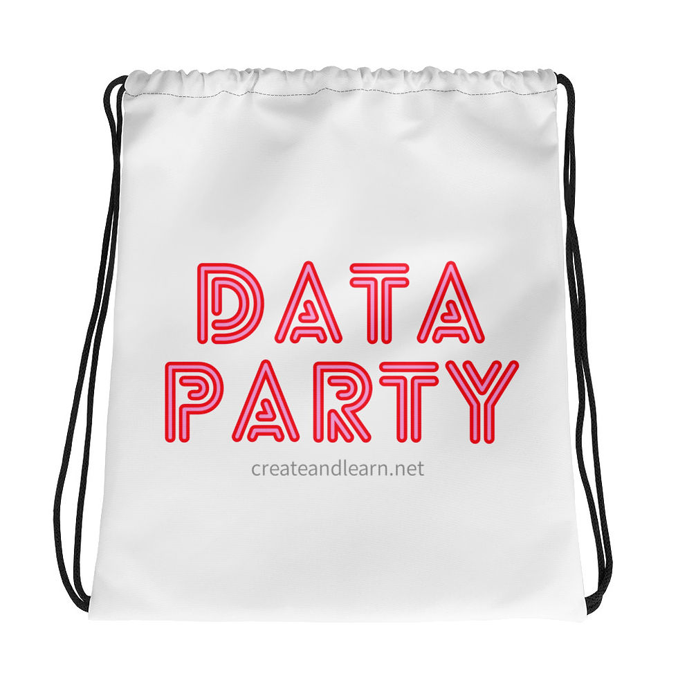 Drawstring bag - Data Party
