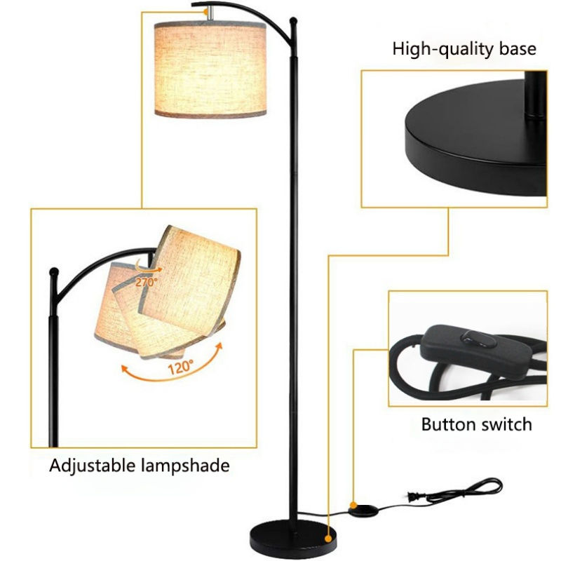 Thumbnail: Modern Curved LED Florr Lamp | Contemporary Standing Light