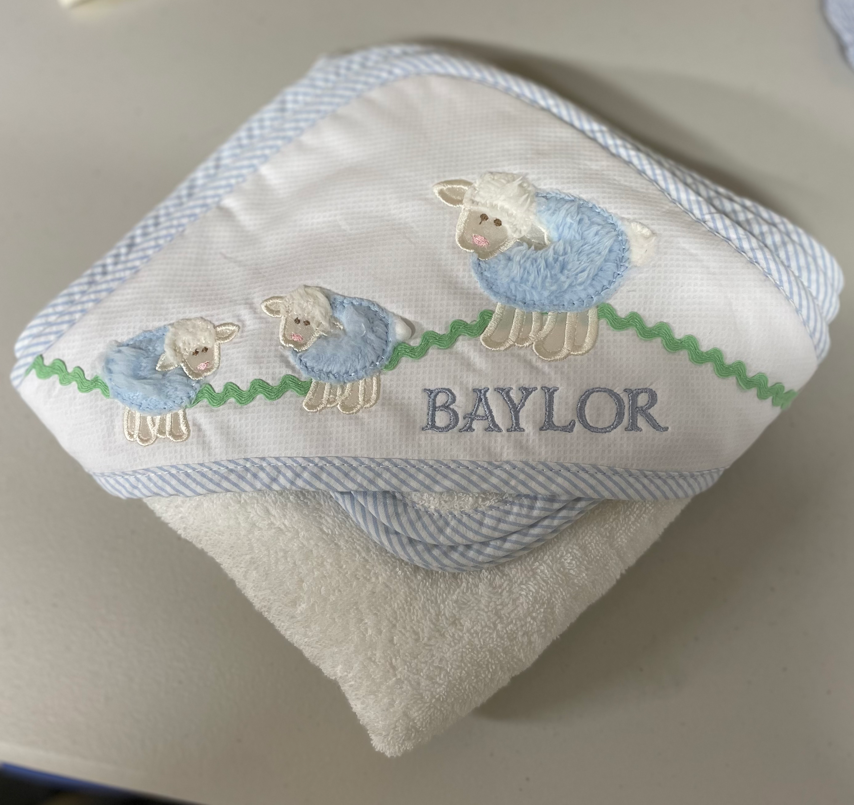 Lambs Towel and Wash Cloth Set