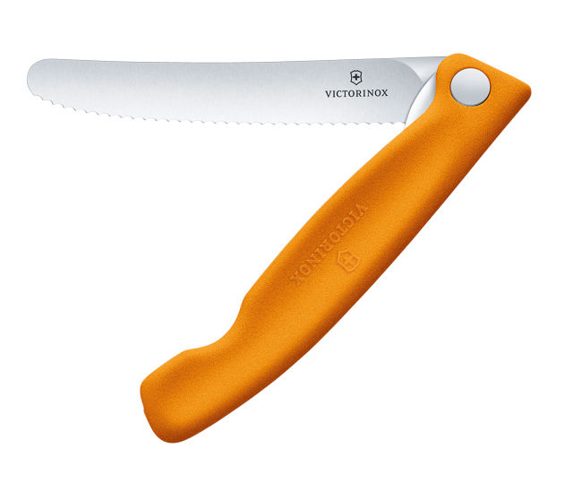 Miniaturbild: Victorinox Tapfel- und Tomatenmesser faltbar ,orange
