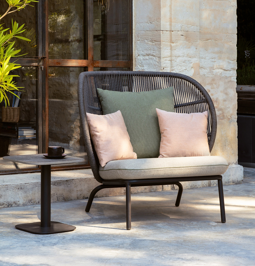 Miniature : Fauteuil rembourré Kodo Cocoon H 98 cm - Vincen