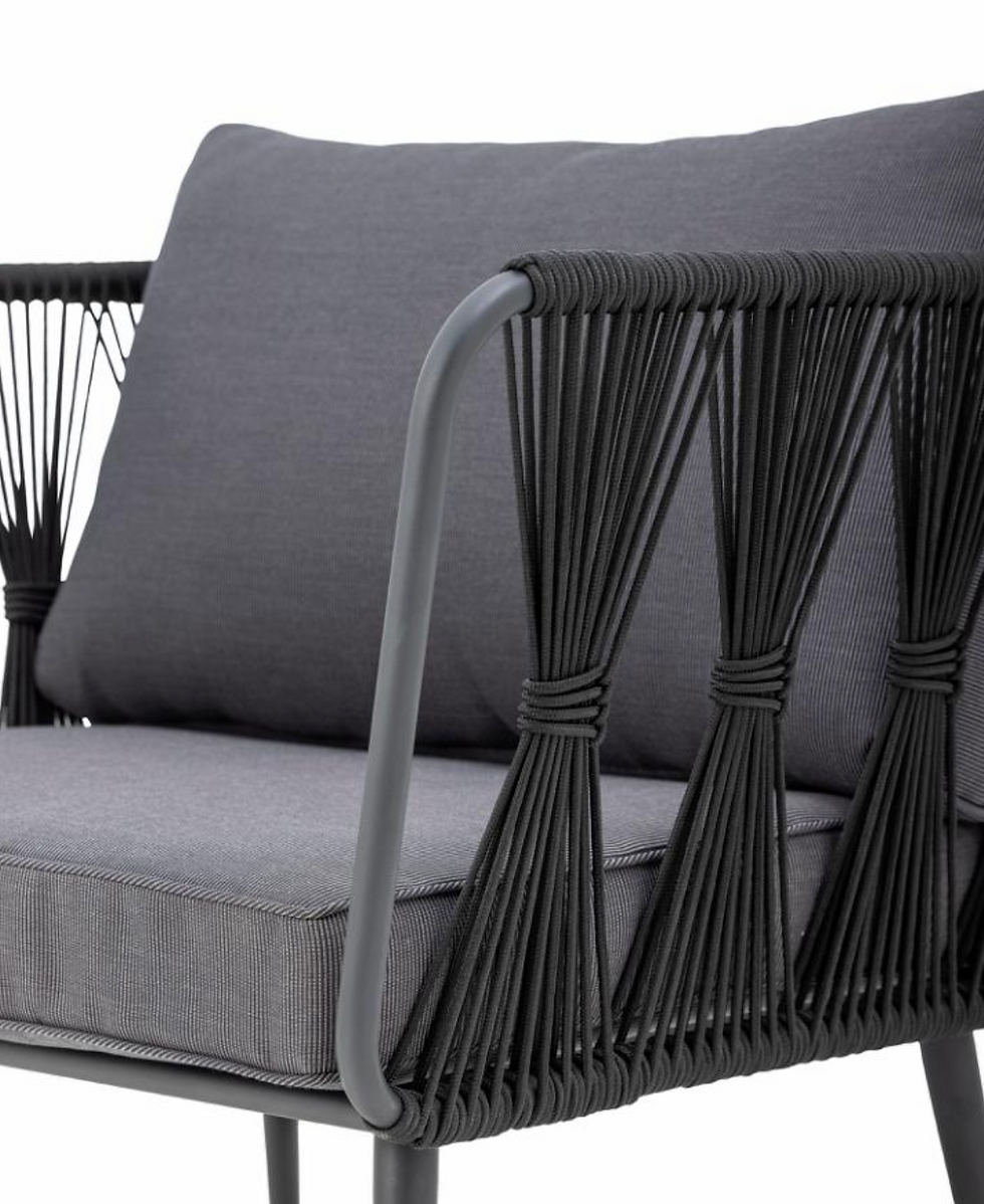 Miniature : Fauteuil outdoor Pavone Grey - Bloomingville