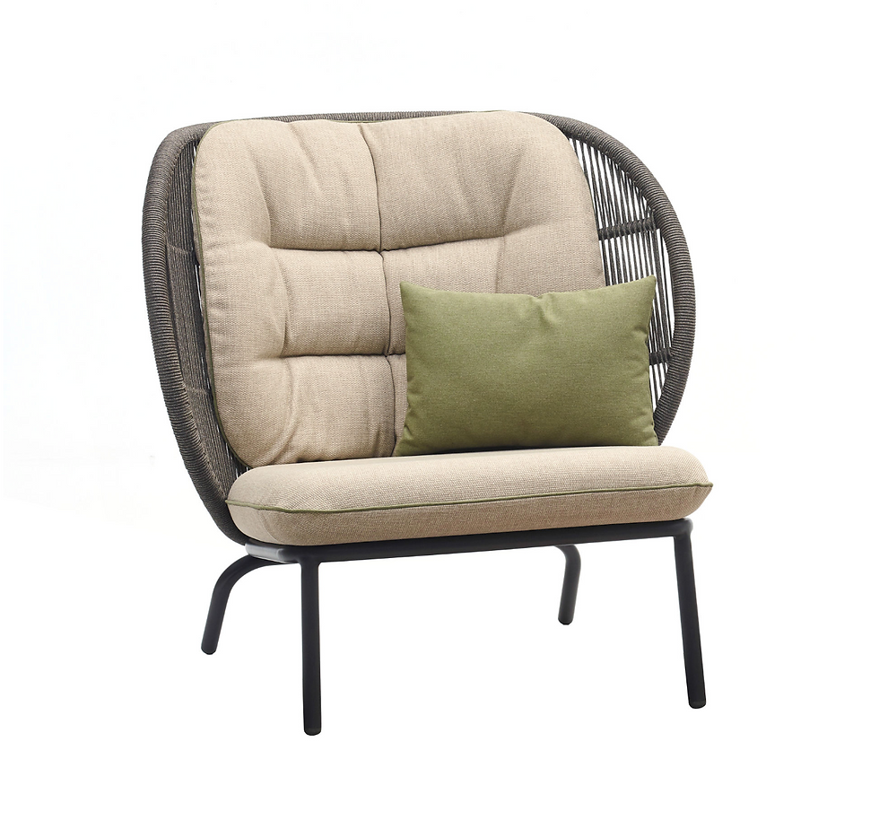 Miniature : Fauteuil rembourré Kodo Cocoon H 98 cm - Vincen