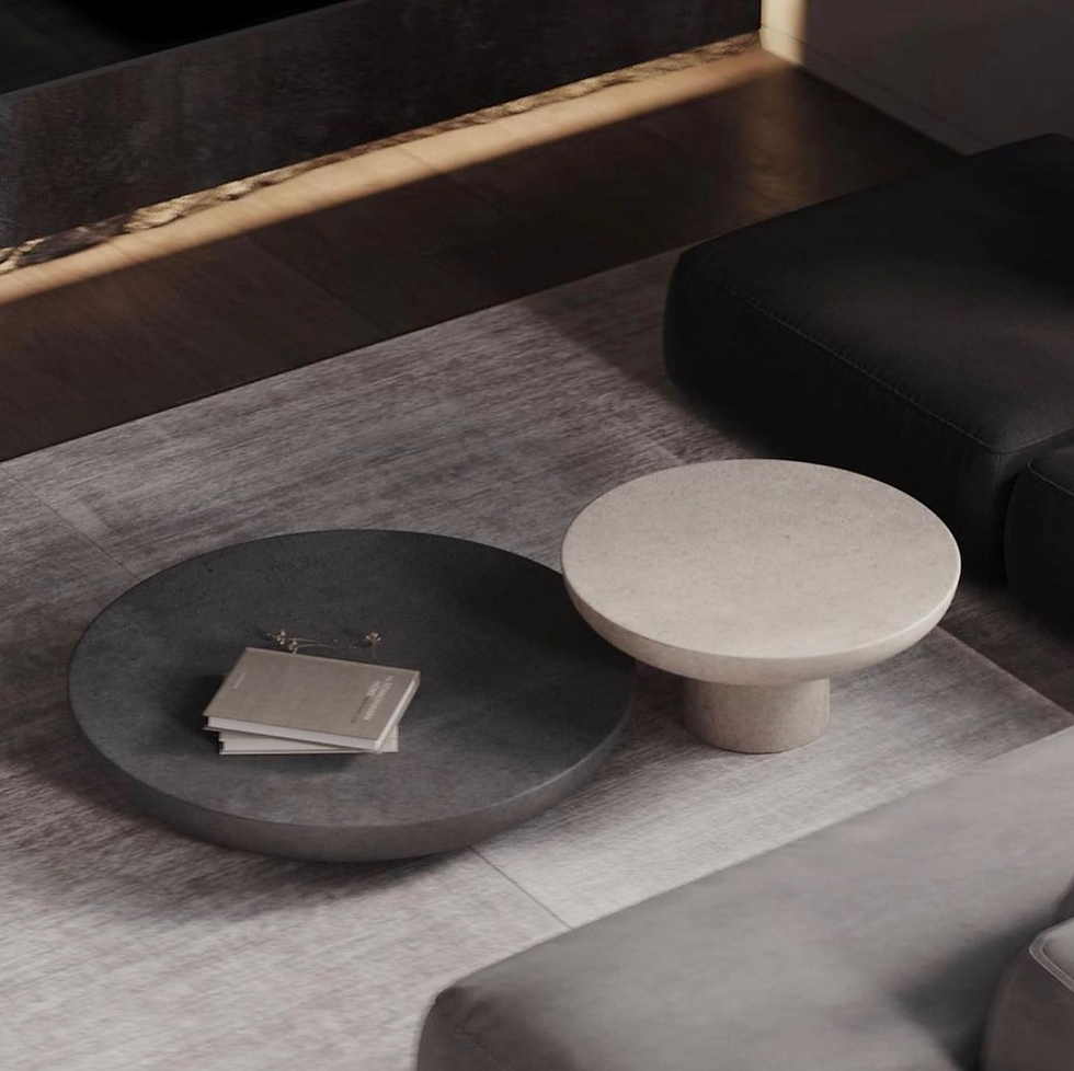 Miniature : Mogg Olo beton 30cm - table basse