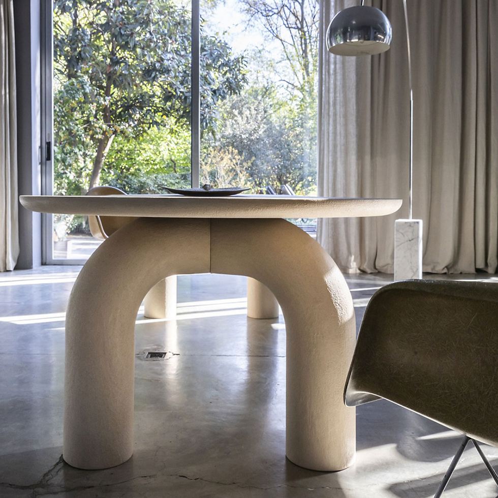 Miniature : Mogg table ELEPHANTE ronde  140cm