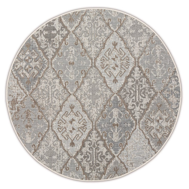 Tapis Roolf - Brighton Grey Round