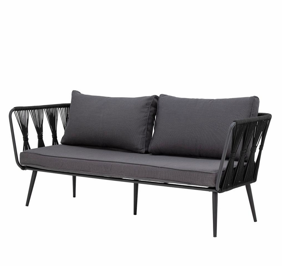 Miniature : gLounge outdoor Pavone grey - Bloomingville 174cm