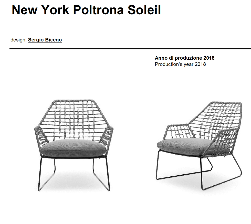 Miniature : NEW YORK SOLEIL OUTDOOR - LOUGNE - SABA Italia