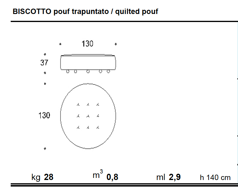 Miniature : BISCOTTO - POUF - SABA Italia