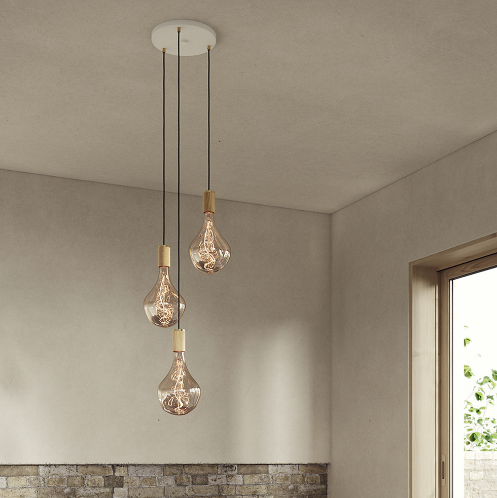 Miniature : TALA triple pendant Voronoi II