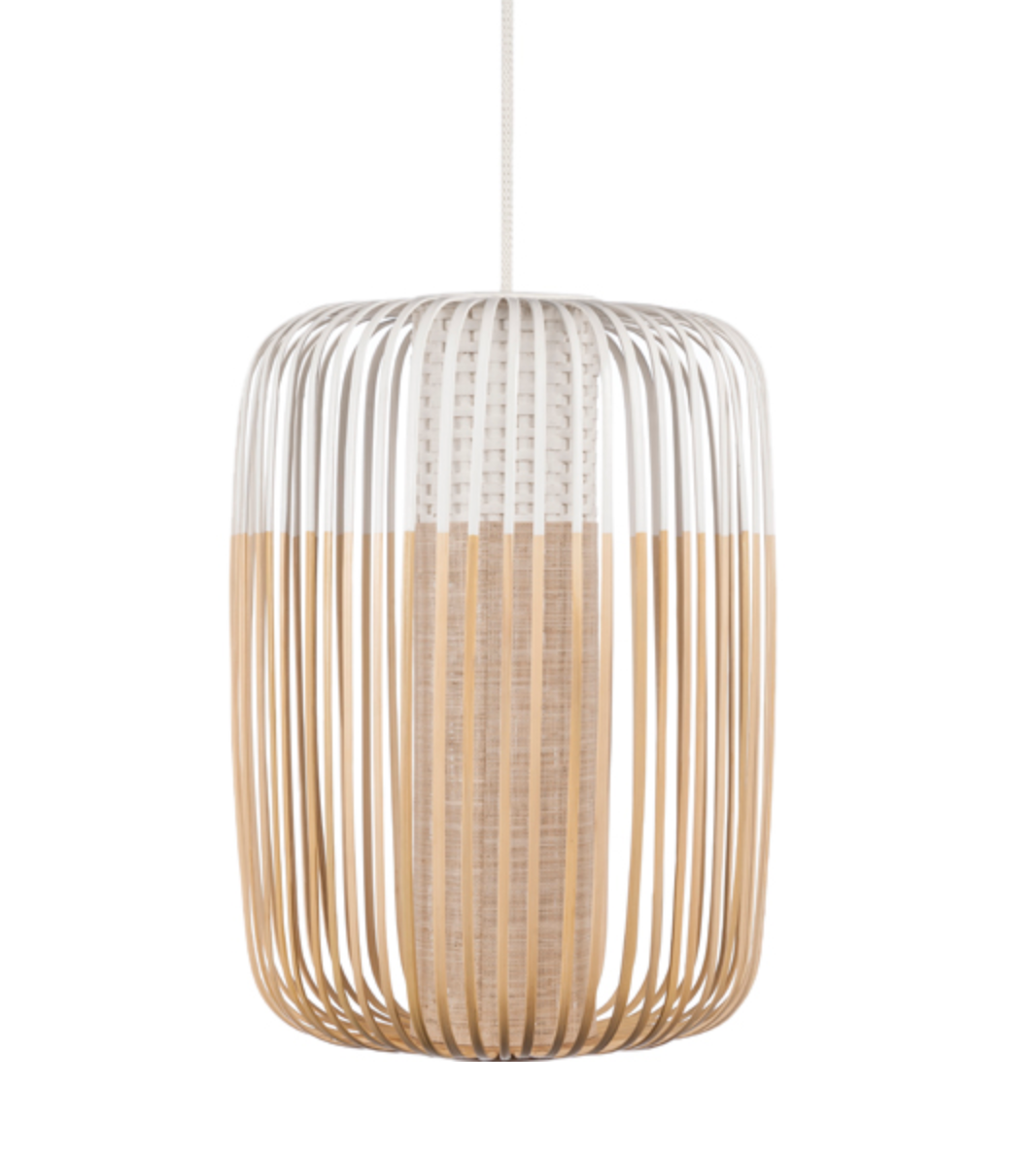 Bamboo Light L BLANC/ H 50 x Ø 35 cm - Forestier