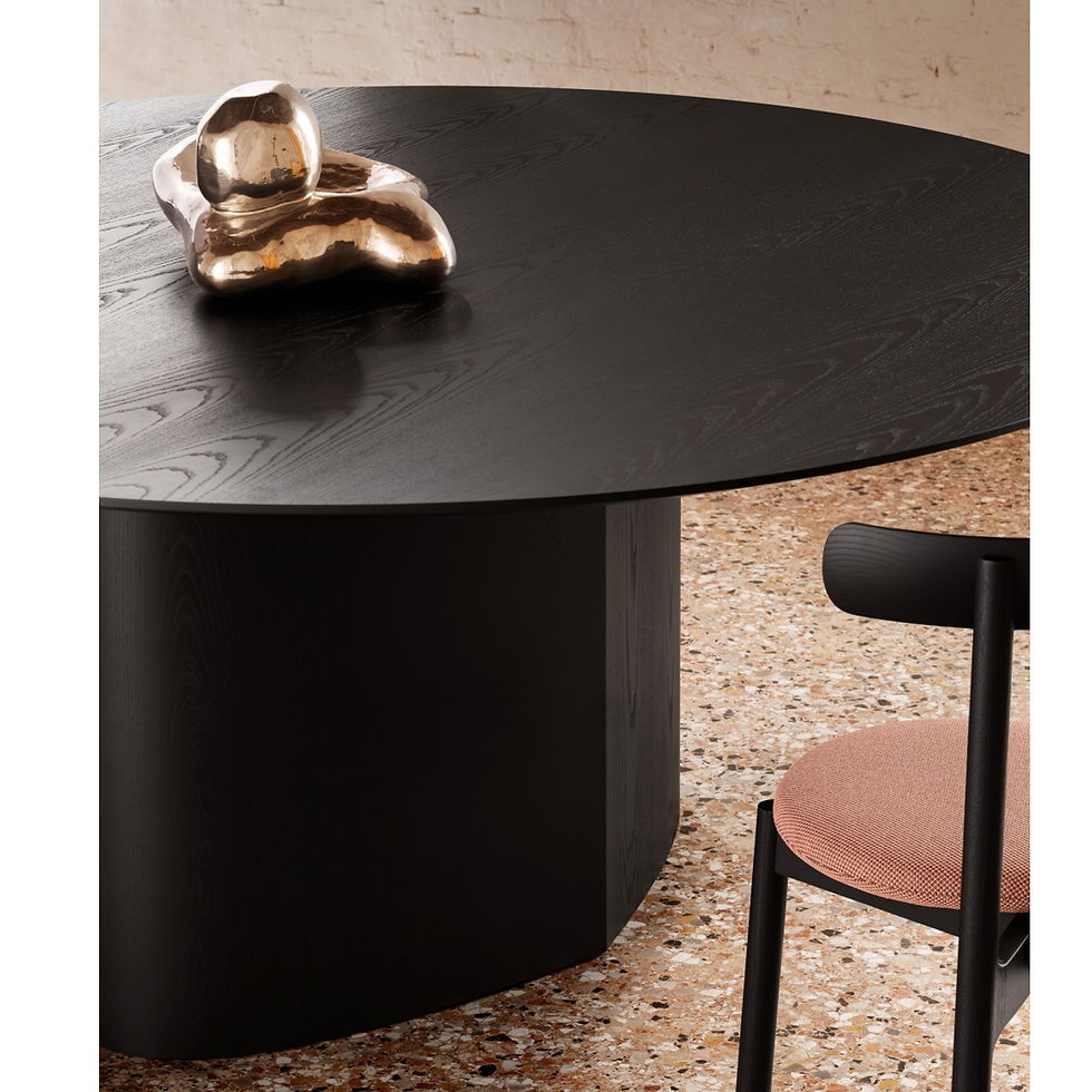 Miniature : Table Miniforms Monoplauto bois ovale 240x130x75h