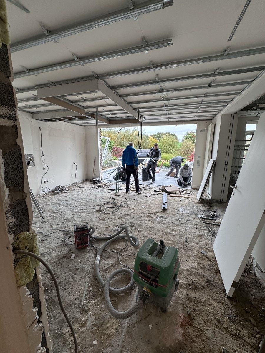 Le chantier en cours