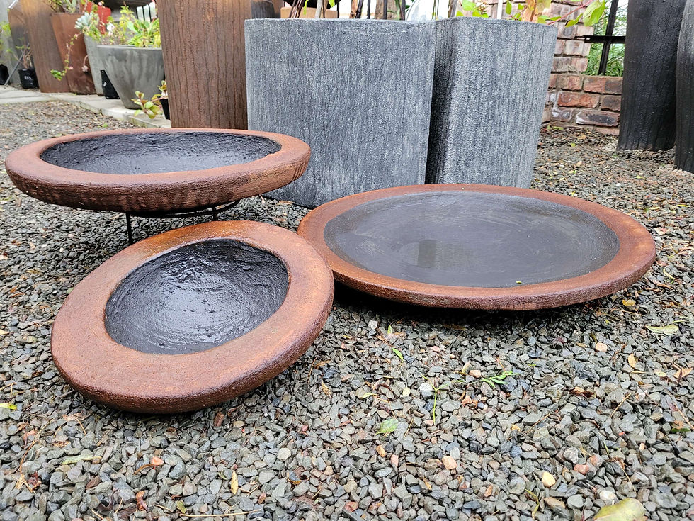 Bird Bath Feeder Round