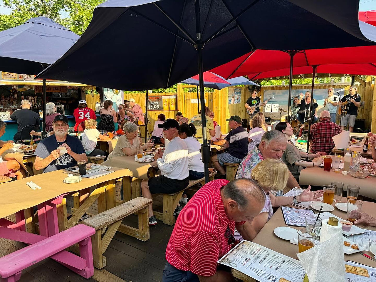 Tiki Bar & Outside Seating