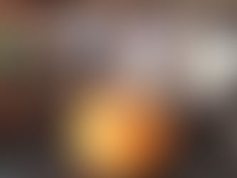 Pumpkin and decorated paper bags