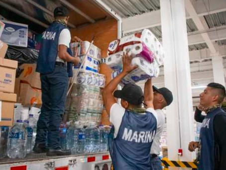 Semar concluye recolección de apoyo para damnificados por ‘Otis’