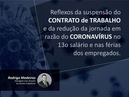 Contrato de trabalho em razão do Coronavírus