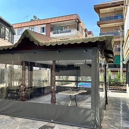 kış bahçesi şeffaf kapama